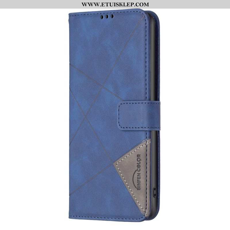 Etui Folio do Poco X5 5G Binfen Kolor Diamenty